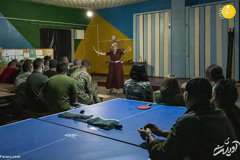 (تصاویر) داستان پزشکی با کفش&zwnj; پاشنه بلند در خط مقدم جنگ اوکراین